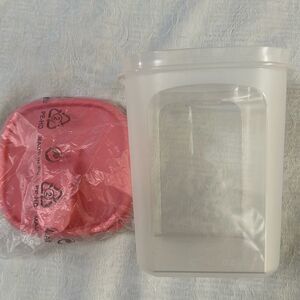 Tupperware Container Pour Spout Pink 24 oz